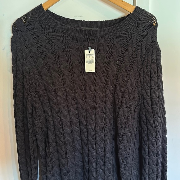 Express Men Cable Knit Sweater *BRAND NEW* - Picture 1 of 3